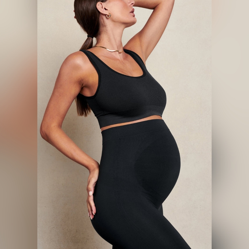 BLANQI Black Everyday Maternity Leggings Size Large